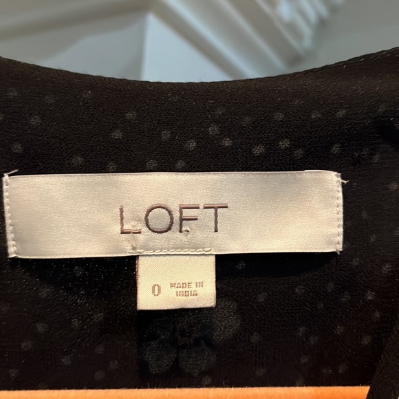 LOFT wrap romper. Dress illusion. - Picture 5 of 8